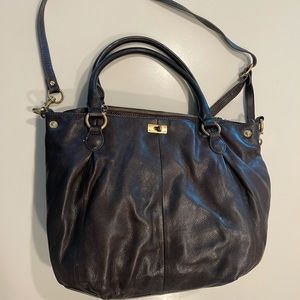 Jcrew leather purse brown